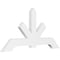 Ekena Millwork Vanguard Architectural Grade PVC Gable Bracket, 48"W x 24"H x 2"D x 4"F, 12/12 Pitch GBP048X24X0204VAN00 - alternate 1